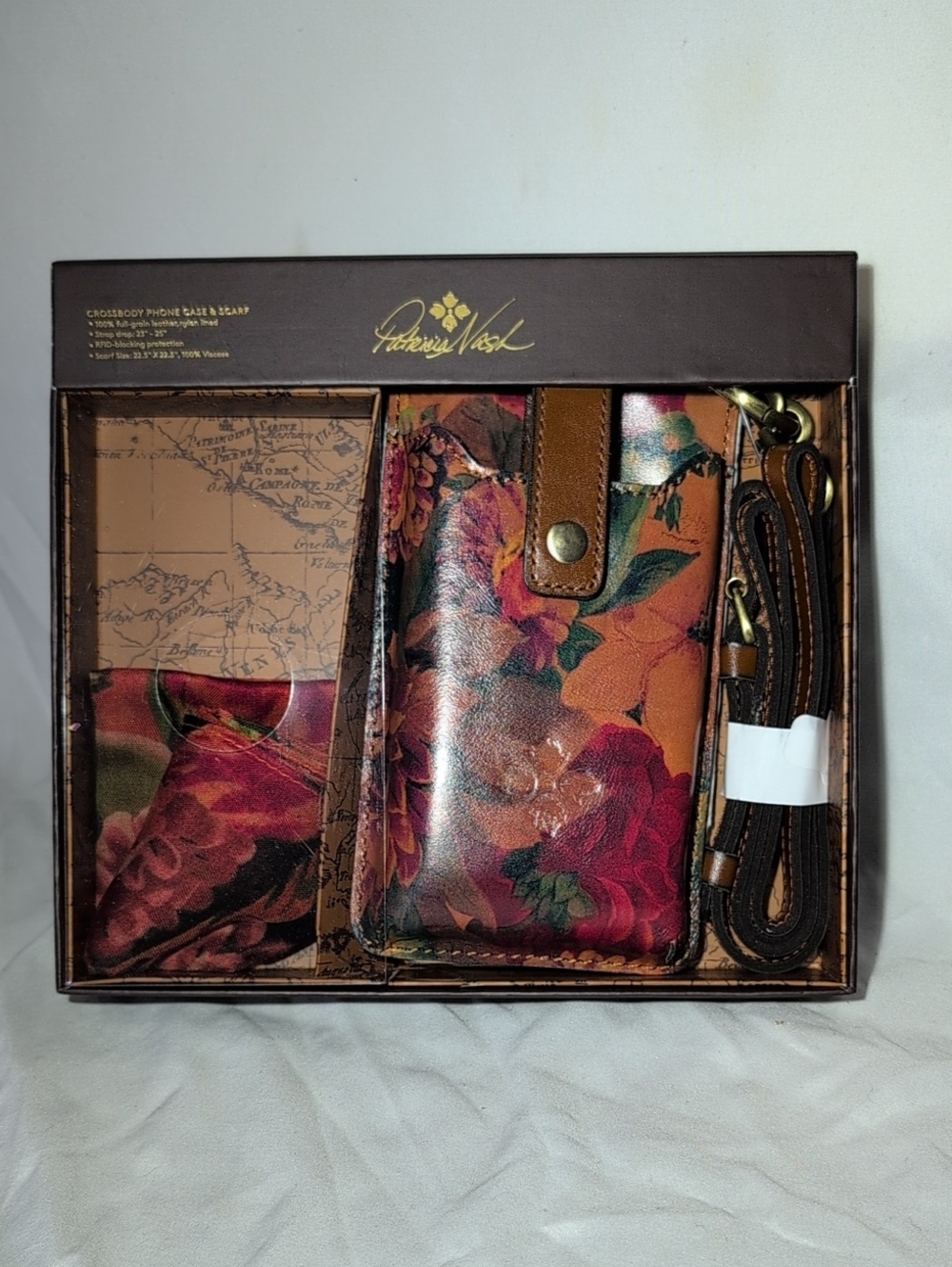 Crossbody Phone Case & Scarf